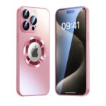 SiGN iPhone 17 Pro Max Magnetiskt skal med linsskydd och logo view - Rosa