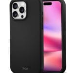 SiGN Liquid Silicone skal till iPhone 16 Pro Max - Svart