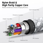 SiGN USB-C till Lightning Kabel 2.1A, 2m - Vit - Bild 3