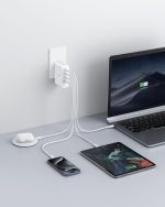 SiGN Snabbladdare 100W GaN 3xUSB-C / 1x USB-A - Vit - Bild 2