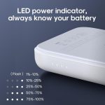 SiGN Magnetisk Trådlös Mini Powerbank 10000mAh, USB-C, USB-A - Svart - Bild 8
