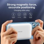 SiGN Magnetisk Trådlös Mini Powerbank 10000mAh, USB-C, USB-A - Svart - Bild 2