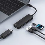 SiGN 5-i-1 USB-C-adapter HDMI 4K MicroSD, max 15W, 5V, 3A - Svart - Bild 2