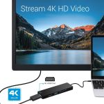 SiGN 5-i-1 USB-C-adapter HDMI 4K MicroSD, max 15W, 5V, 3A - Svart - Bild 6