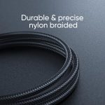 SiGN 3-in-1 Kabel Lightning, USB-C, 0.15m, 3.5A, 20W - Svart - Bild 6