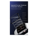 SiGN Heltäckande Skärmskydd för Apple Watch 4/5/6/SE 44mm - Svart - Bild 3