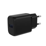 SiGN Snabbladdare USB-A QC 3.0, 18W, 3A - Svart