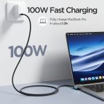 SiGN USB-C till USB-C Kabel 2m, 100W - Svart - Bild 2