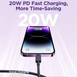 SiGN USB-C till Lightning Kabel 20W, 1.2m - Svart - Bild 6