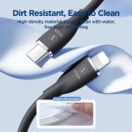 SiGN USB-C till Lightning Kabel 30W, 2m - Svart - Bild 8