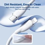 SiGN USB-C till Lightning Kabel 30W, 2m - Vit - Bild 8