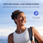 SiGN USB-C Series Half In-Ear Wired Hörlurar - Vit - Bild 8