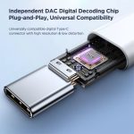 SiGN USB-C Series Half In-Ear Wired Hörlurar - Vit - Bild 3