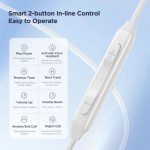 SiGN USB-C Series Half In-Ear Wired Hörlurar - Vit - Bild 5