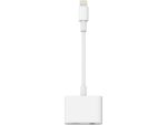 SiGN Lightning till 3.5mm Adapter för Ljud & Laddning, 12W, 10cm - Vit - Bild 4