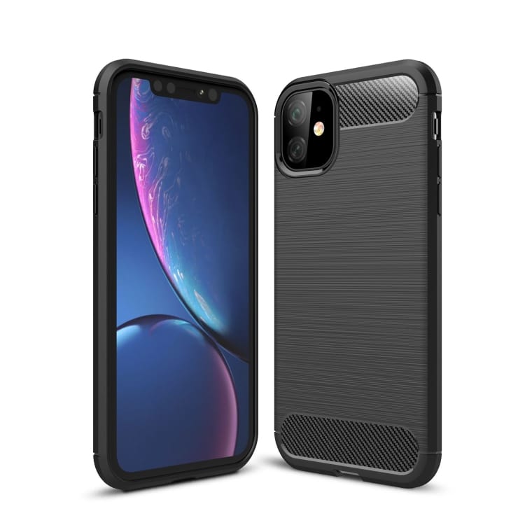 SiGN Carbon Fiber Skal för iPhone 11 - Svart