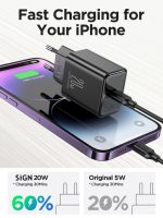 SiGN USB-C PD Laddare 20W - Svart - Bild 6