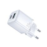 SiGN Mini Snabbladdare USB & USB-C, PD & Q.C3.0, 33W - Vit