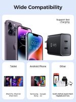 SiGN Dual USB-C PD Laddare 40W - Svart - Bild 4