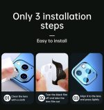 SiGN Linsskydd i Härdat Glas för iPhone 12 - Transparent - Bild 5