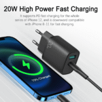 SiGN Snabbladdare USB & USB-C, PD & Q.C3.0, 3.5A, 20W - Svart - Bild 3