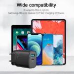 SiGN Snabbladdare USB & USB-C, PD & Q.C3.0, 3.5A, 20W - Svart - Bild 4