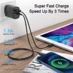 SiGN Snabbladdare USB & USB-C, PD & Q.C3.0, 3.5A, 20W - Svart - Bild 2