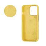 SiGN Liquid Silicone skal till iPhone 14 Pro - Gul - Bild 2