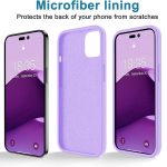 SiGN Liquid Silicone skal till iPhone 14 Pro - Lila - Bild 2
