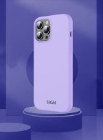 SiGN Liquid Silicone skal till iPhone 14 Pro - Lila - Bild 4