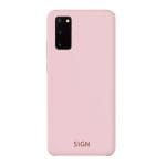 SiGN Liquid Silicone skal till Samsung Galaxy S20 FE - Rosa