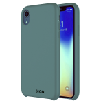SiGN Liquid Silicone skal till iPhone X & XS - Grön