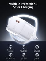 SiGN Single-Port Snabbladdare, 30W - Vit - Bild 3