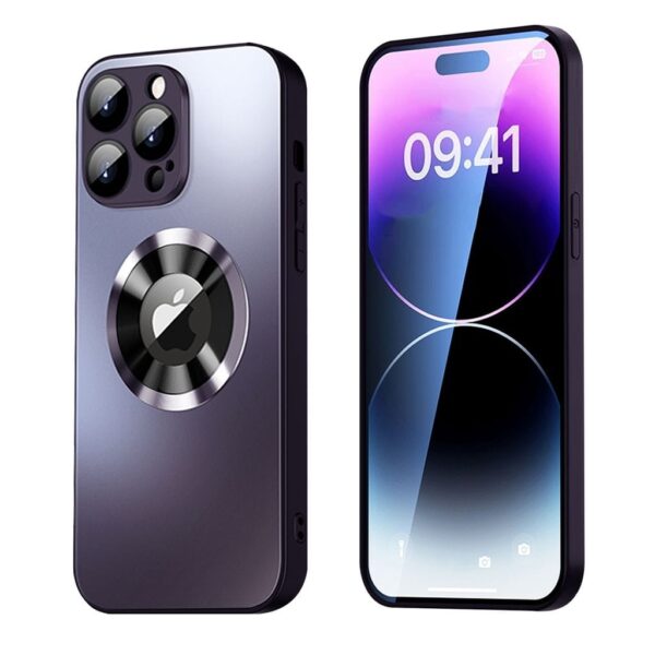 SiGN Magnetiskt skal iPhone 15 Pro med linsskydd och logo view - Svart