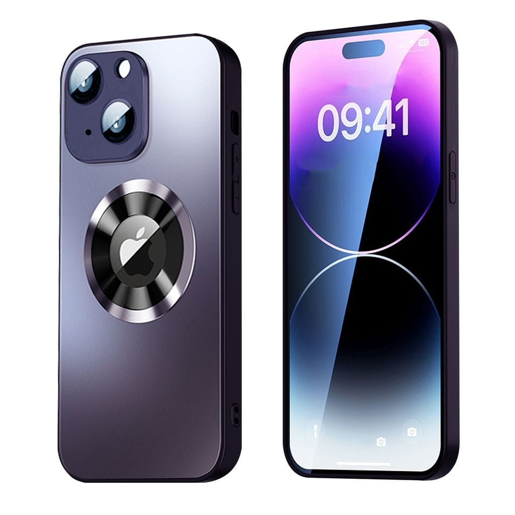 SiGN Magnetiskt Skal iPhone 15 med linsskydd och logo view - Svart