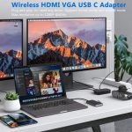 SiGN USB-C-hub + Bildöverföring till TV via Bluetooth 1080p, 10w - Svart - Bild 6