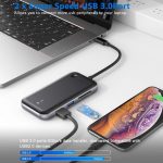 SiGN USB-C-hub + Bildöverföring till TV via Bluetooth 1080p, 10w - Svart - Bild 5