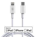 SiGN USB-C till Lightning-kabel 1m, MFi, 3A, 60W - Vit - Bild 2