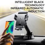 SiGN Bilhållare för Smartphones med Trådlös Laddning, 4.7"-6.8" - Svart - Bild 4