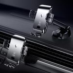 SiGN Bilhållare för Smartphones med Trådlös Laddning, 4.7"-6.8" - Svart - Bild 3