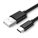 SiGN USB-C Kabel 2.4A, 2m - Svart
