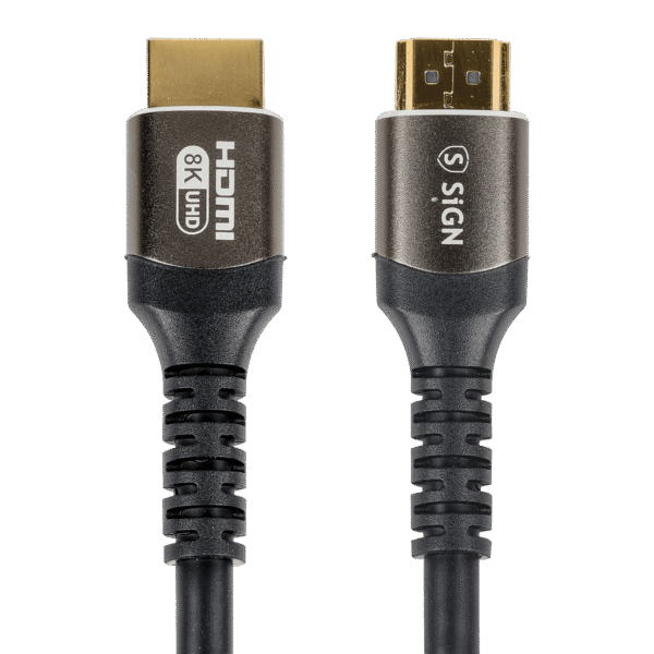 SiGN Premium HDMI 2.1 Kabel 8K, 3m - Svart