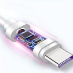SiGN SuperCharge USB-C Kabel 5A, 25W, 2m - Vit - Bild 6
