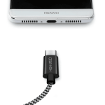 SiGN Skin USB-C Kabel 2.1A,1.5m - Svart/Vit - Bild 2