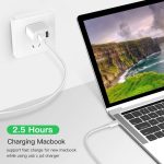 SiGN Snabbladdningskabel USB-C till USB-C 60W, 3A, PD, 0.25m - Vit - Bild 2