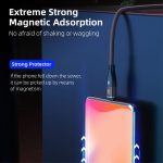 SiGN Magnetkabel 3-i-1 USB-C, Lightning, Micro-USB 2.4A, 1 m - Svart - Bild 9