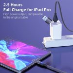 SiGN Magnetkabel 3-i-1 USB-C, Lightning, Micro-USB 2.4A, 1 m - Svart - Bild 5