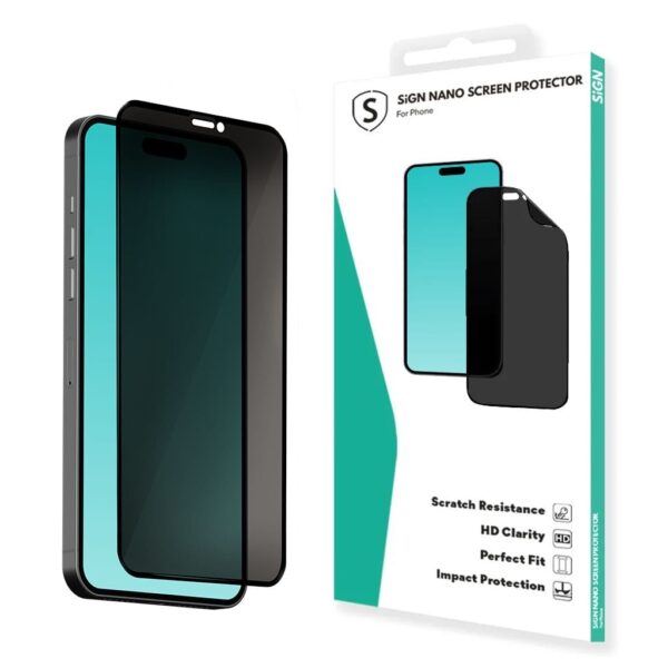 SiGN Strong Nano Samsung Galaxy S9 Privacy Skärmskydd