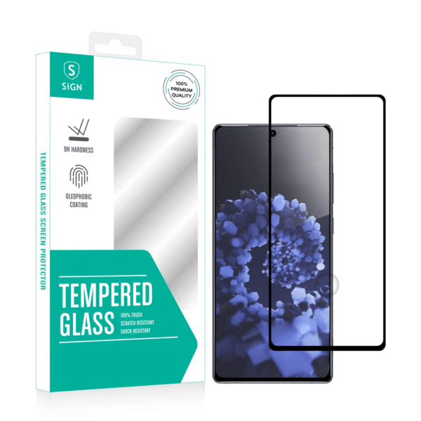 SiGN Heltäckande Skärmskydd i Härdat Glas för Samsung Galaxy S22 Ultra 5G