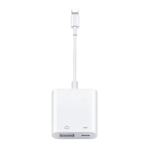 SN-IPLH2I1CAM_LAp6SBOYpjcLwdyWeJ03V SiGN Lightning & USB Kamera Adapter 5V, 1A - Vit